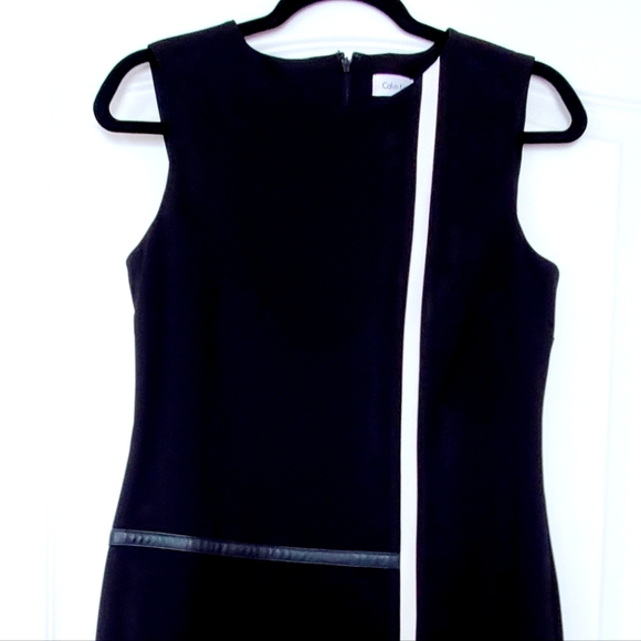 Calvin Klein Black Sheath Dress - Picture 1 of 5